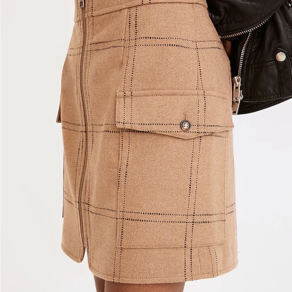 Madewell zip front mini skirt - Picture 4 of 4
